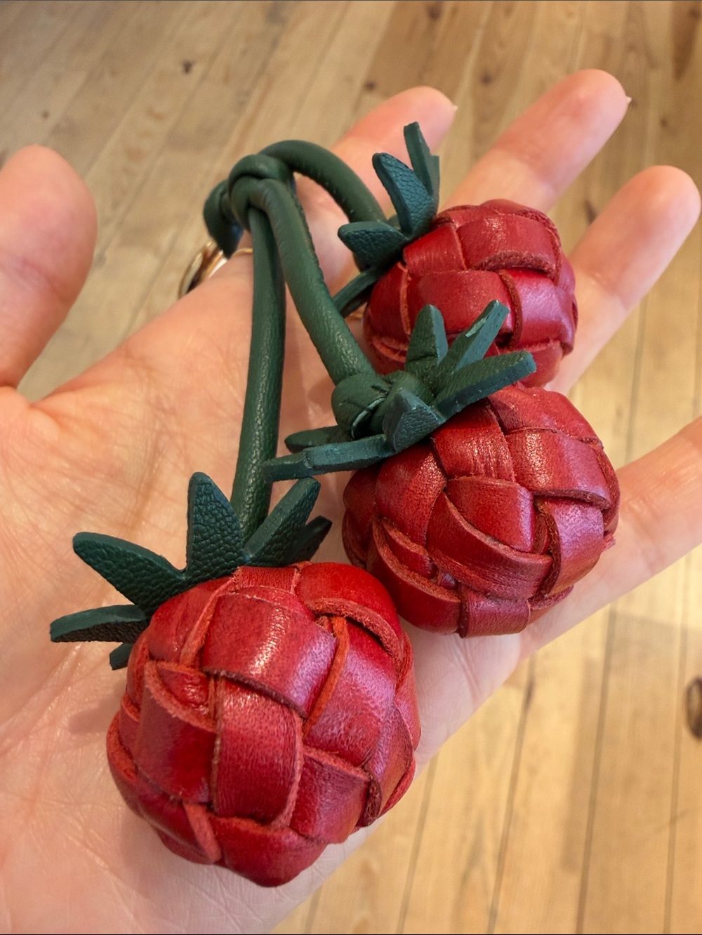 Madewell Woven Tomato Bag Charm